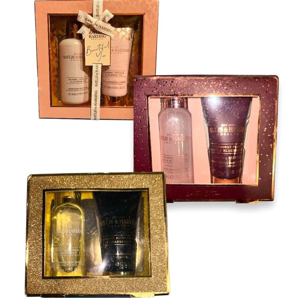 Gift set (Women’s) Pink/Black/Gold packaged  Body Wash Gift Set